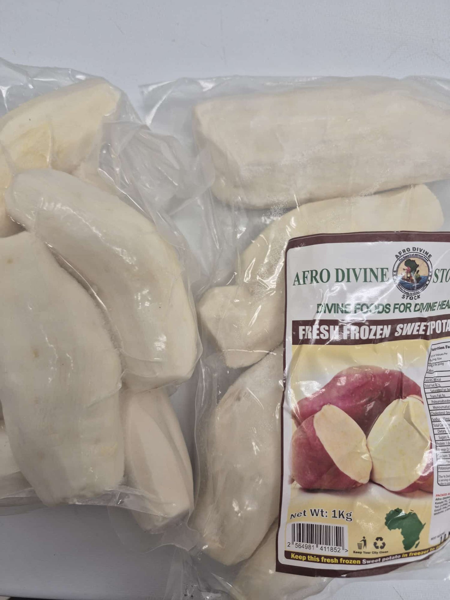 Frozen Yellow Sweet Potatoes 1kg