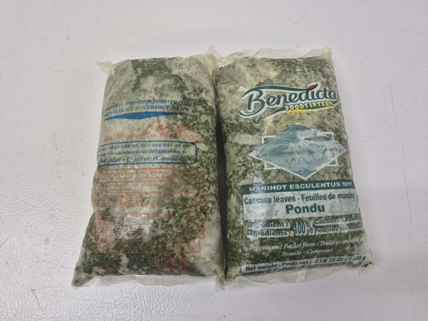 Benedicta Pondu Frozen Cassava Leaves