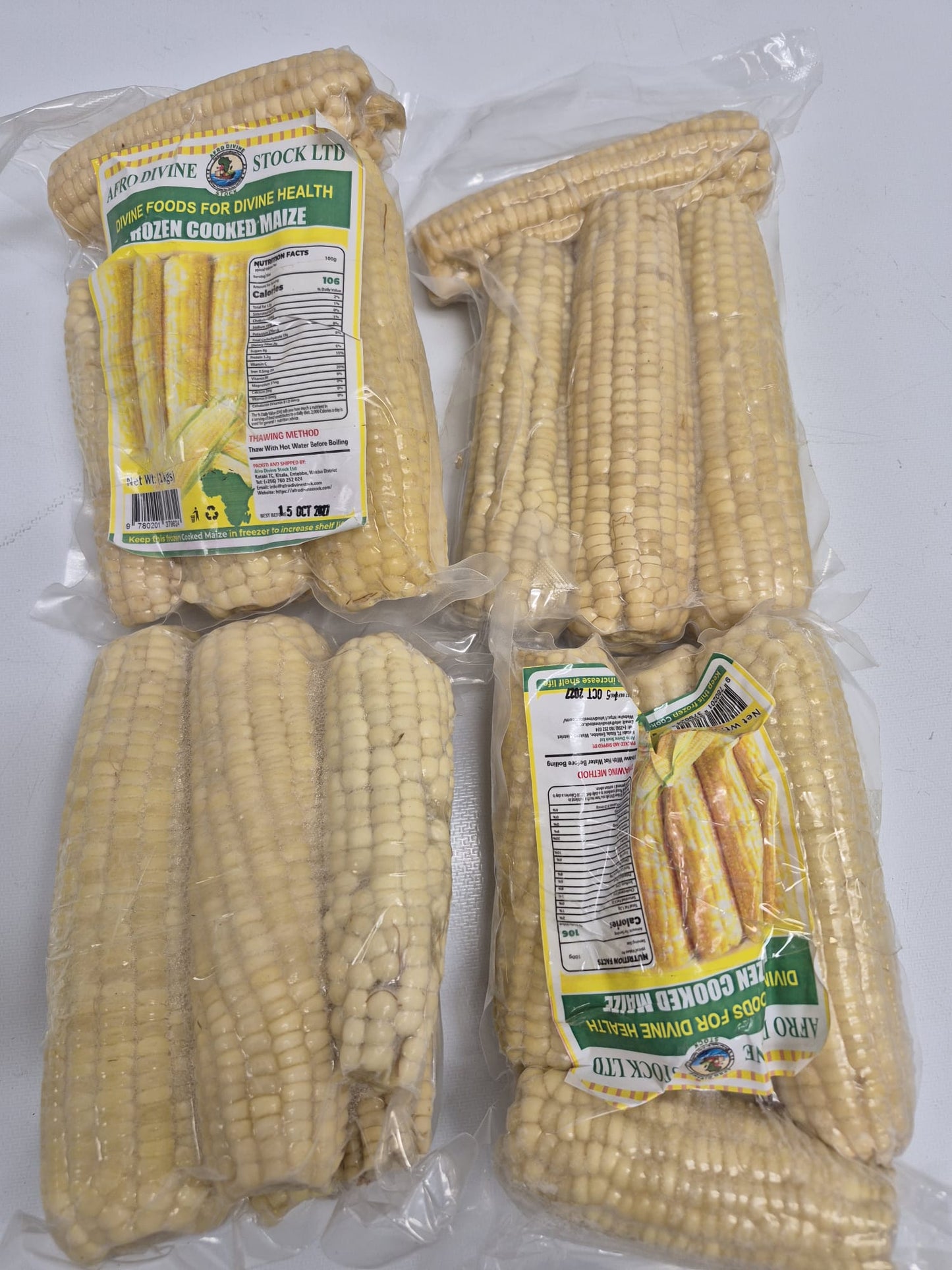 Afro Divine Frozen Cooked Maize