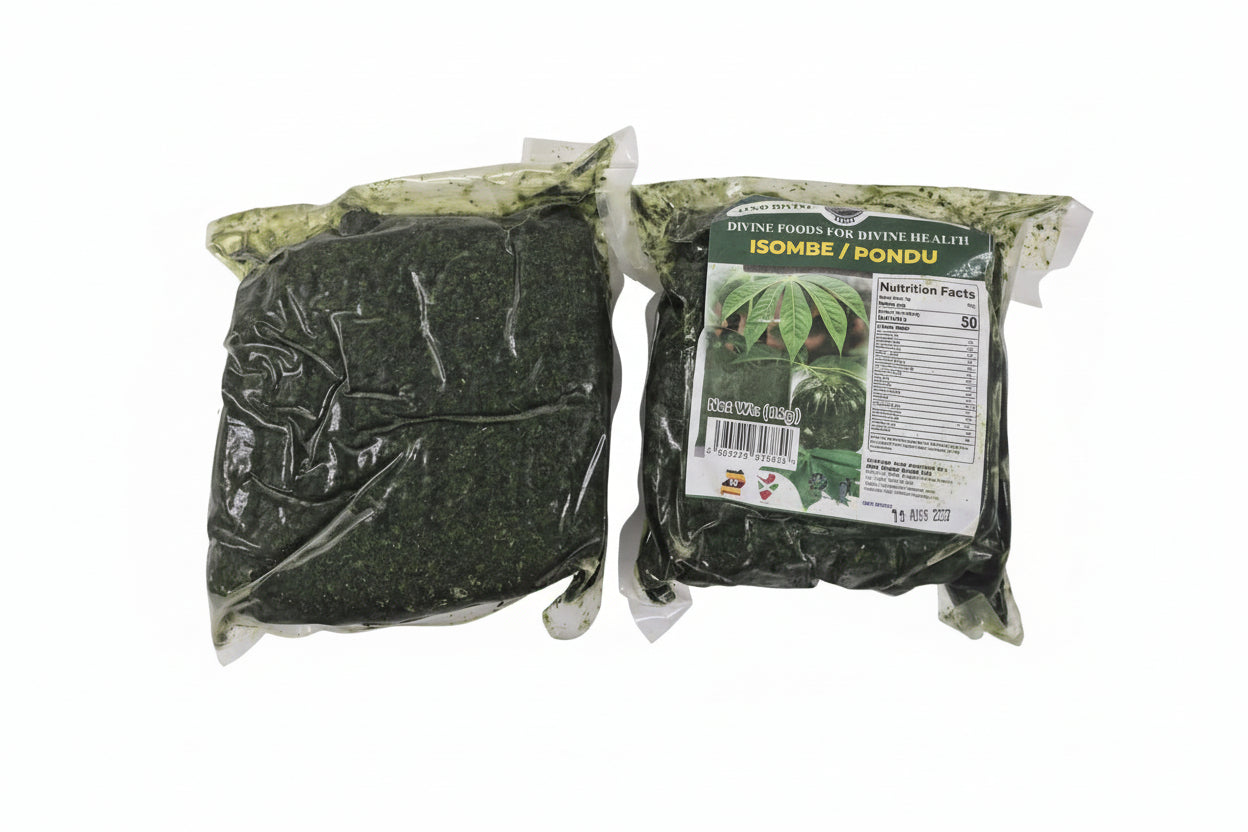 Afro Divine Frozen Isombe / Pondu Cassava Leaves