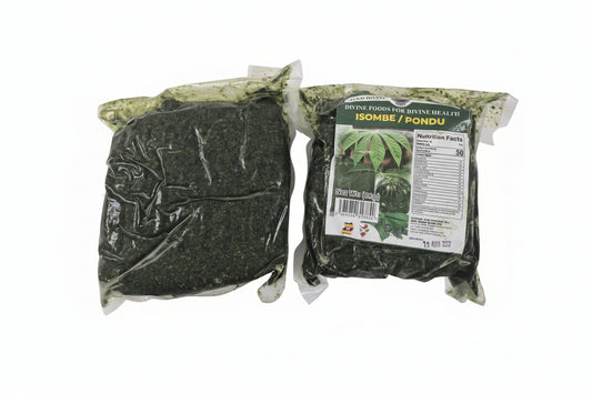 Afro Divine Frozen Isombe / Pondu Cassava Leaves