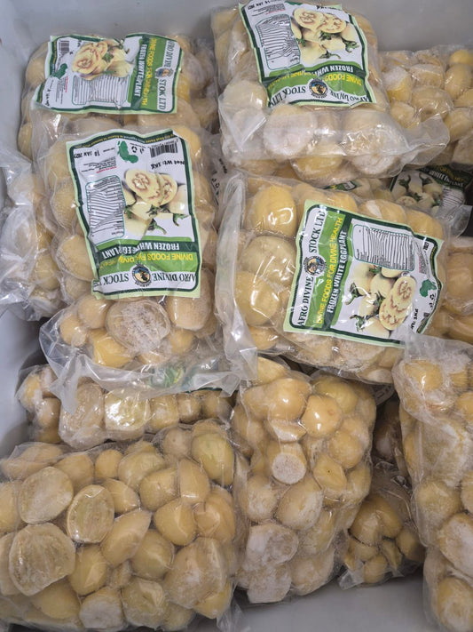 Afro Divine Frozen White Eggplant