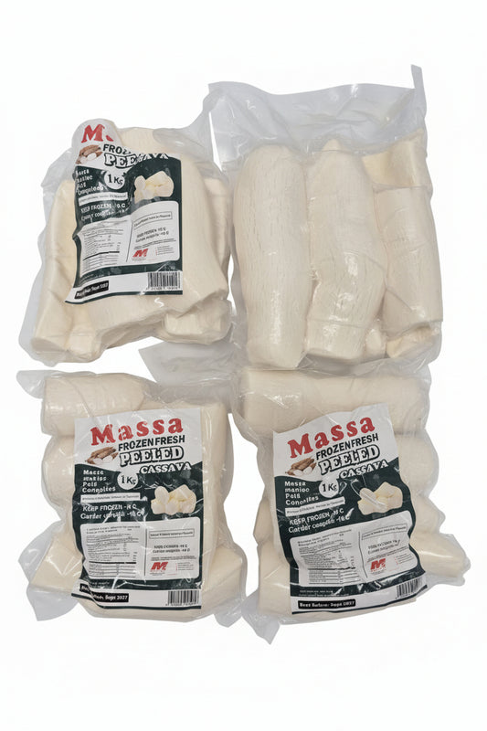 Massa Frozen Fresh Peeled Cassava